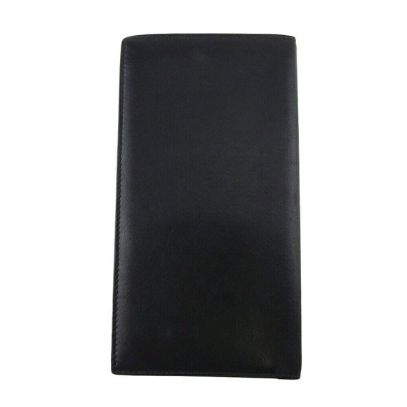 SALVATORE FERRAGAMO Long billing Ganchini Pattern Leather Authentic USED - Picture 2 of 11